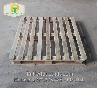 Pallet gỗ 2 hướng nâng tải trọng 1.5 tấn - Pallet Gỗ Đức Tình - Công Ty TNHH SX - TM DV Pallet Đức Tình